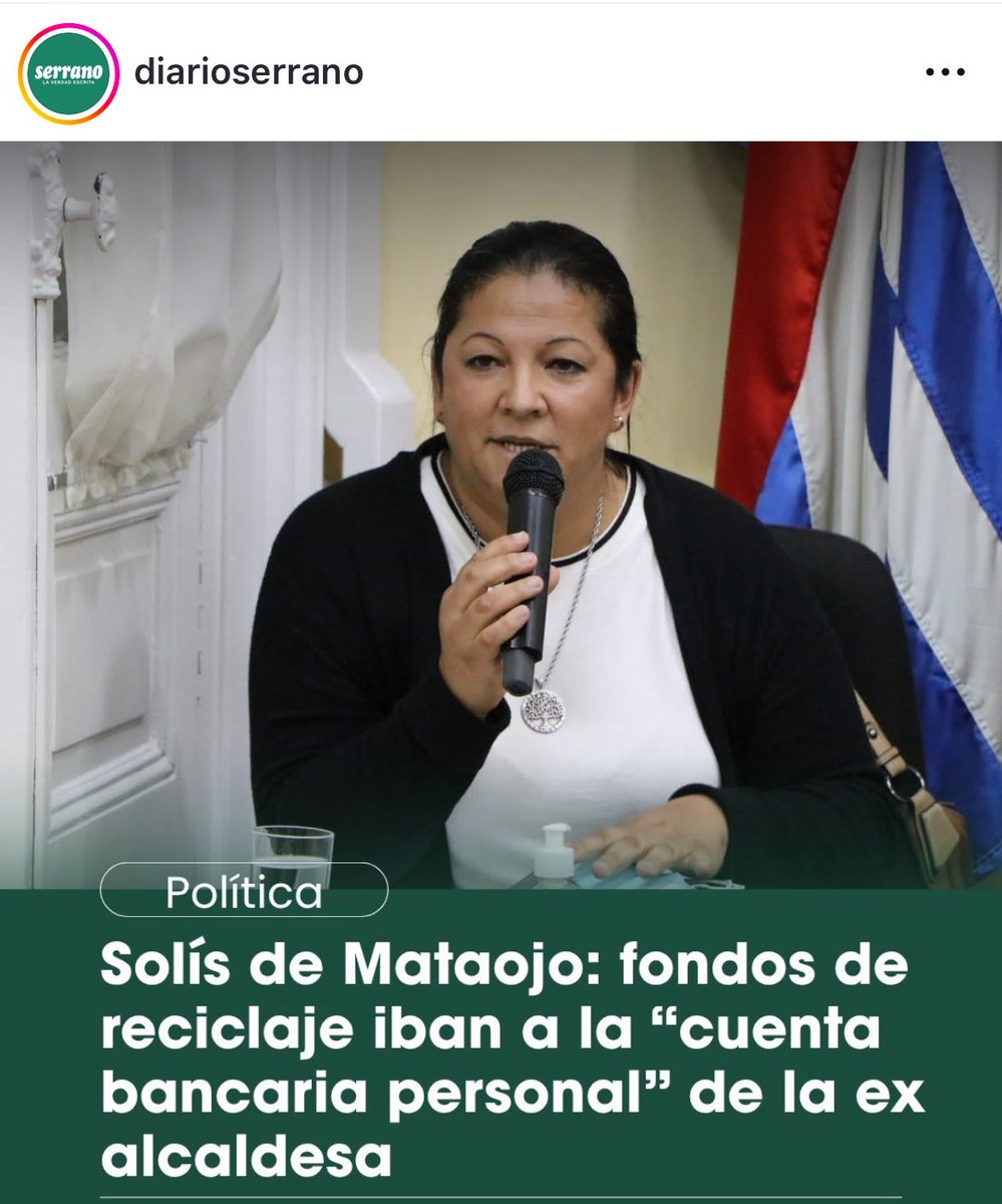 RabelaM's tweet photo. 🚨Escándalo en Lavalleja 

Según informó el medio de prensa Serrano, la ex alcaldesa Verónica Machado, edil por la lista 5158 de la Dip. @AdrianaPen_a y el ex intendente @MarioLavalleja, habría recibido en su cuenta personal dineros del reciclaje. 
Transparencia abandonó el grupo https://t.co/Yc4YE5S9Bo