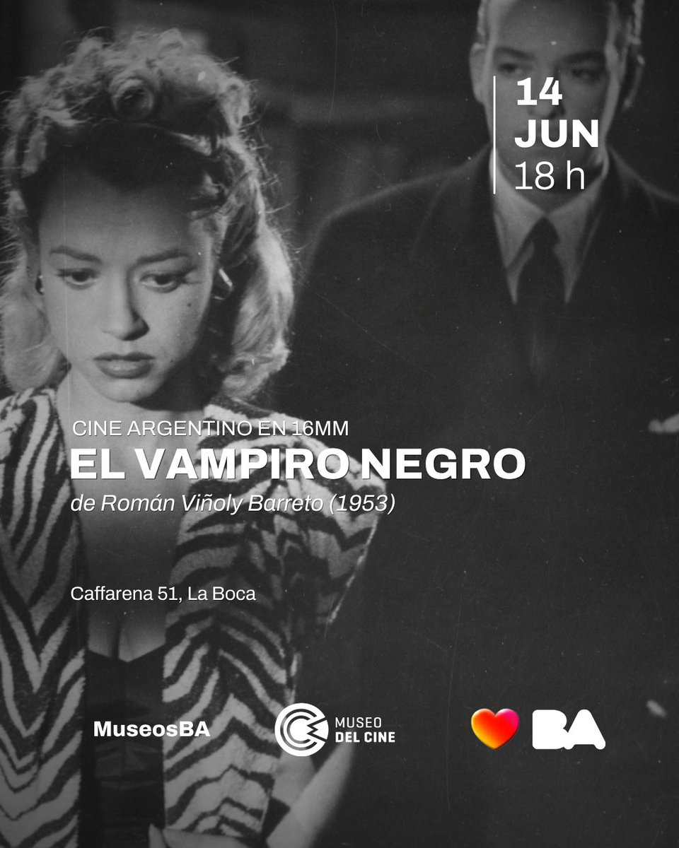 MuseoDelCineBA's tweet photo. Este fin de semana en el @MuseoDelCineBA 
🎬 https://t.co/L9JboLhM8c https://t.co/c5fpfK4QY6