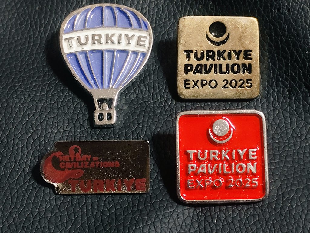 Expo 2025 トルコピンバッジ 🇹🇷トルコ館、全員集合～😉 #大阪関西万博 #トルコ館 #EXPO2025