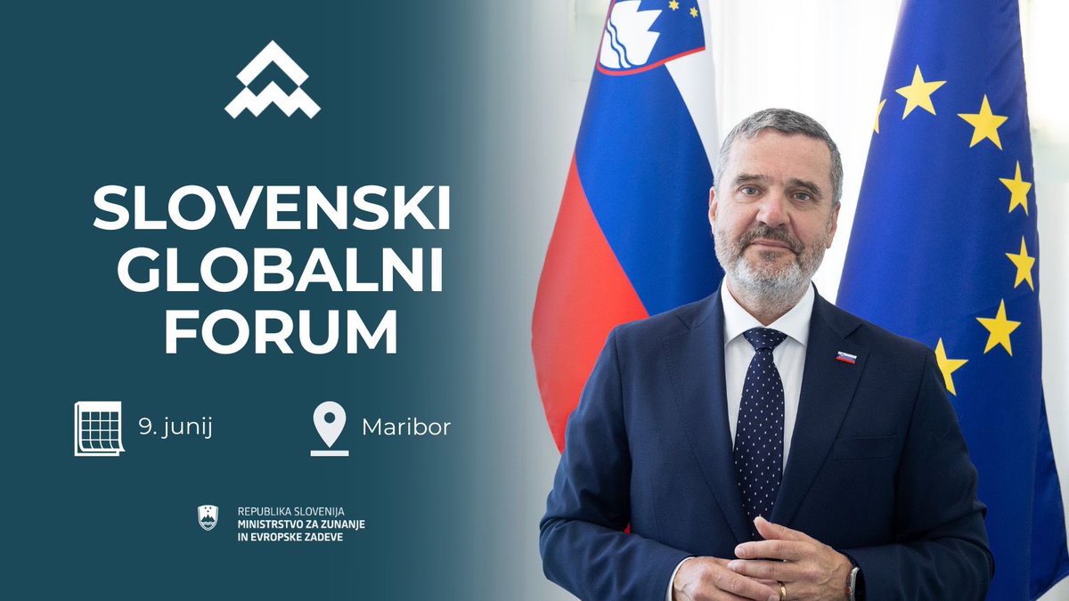 MZEZ_RS's tweet photo. Minister @TKajzer bo jutri nagovoril udeležence 🇸🇮 Slovenskega globalnega foruma 2026, osrednjega nacionalnega dogodka za krepitev internacionalizacije slovenskega gospodarstva.

Na forumu se bo nadaljeval drugi del Posveta gospodarske diplomacije, kjer bodo gospodarski svetovalci podjetjem na voljo za poslovna srečanja ter za svetovanje o vstopu na tuje trge in podporo pri poslovanju v 82 državah po 🌍 svetu. #SGF2026