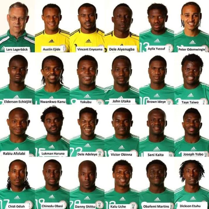 TNFCNG's tweet photo. Nigeria's 2010 FIFA World Cup Squad. https://t.co/0RKaq5voSy