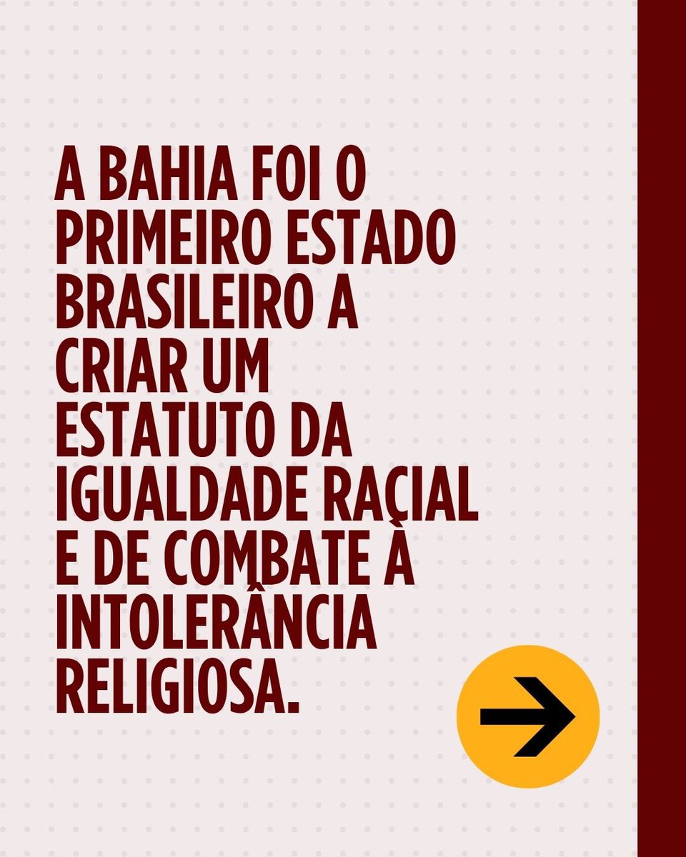 lucinhadomst's tweet photo. 12 anos do Estatuto da Igualdade Racial e de Combate à Intolerância Religiosa da Bahia. https://t.co/Eq3CIlKeM5