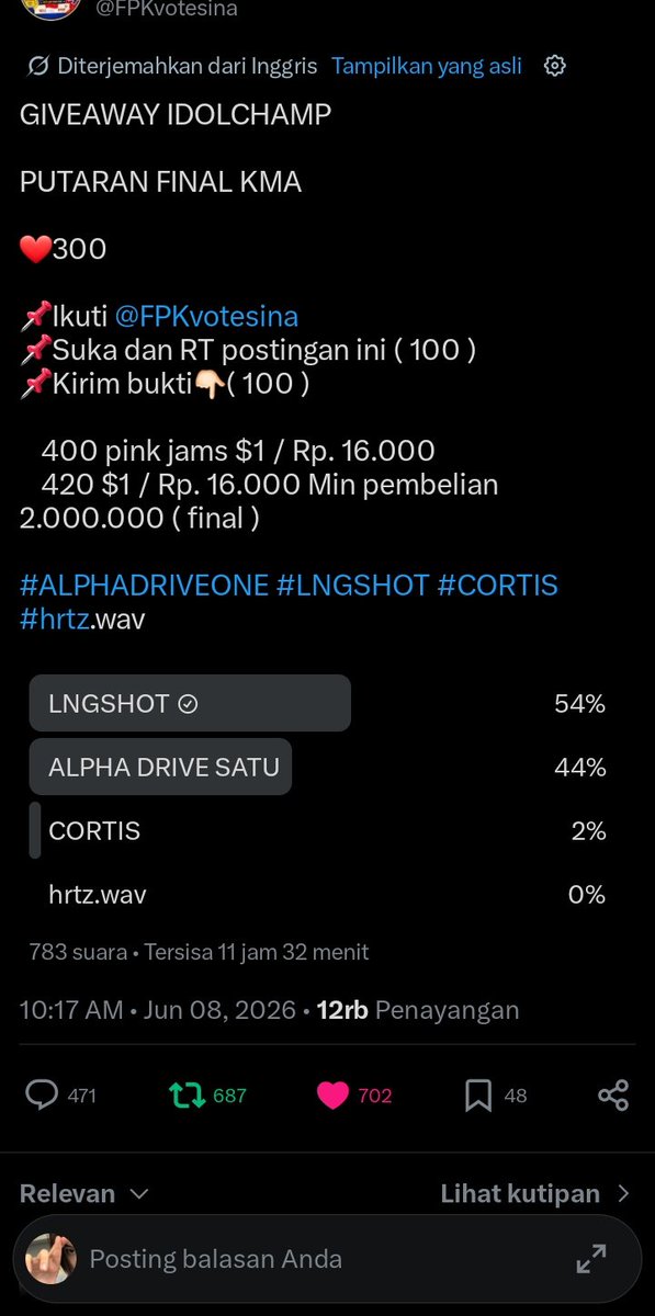 __00lovers's tweet photo. @FPKvotesina Doneee✅️✅️✅️ https://t.co/7aqcC0RzK1
