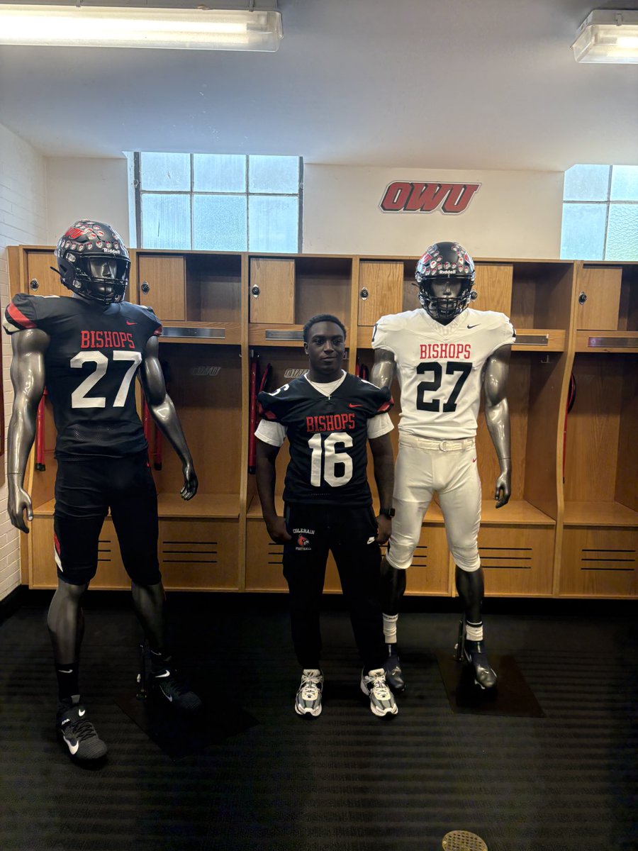 Mir_chosen513's tweet photo. EXTREMELY Grateful &amp; Blessed to be able to go on a visit to Ohio Wesleyan University. Thanks to all the Great coaches staff. @CoachTomWatts @CoachJMStevens https://t.co/okLCS7zxxJ
