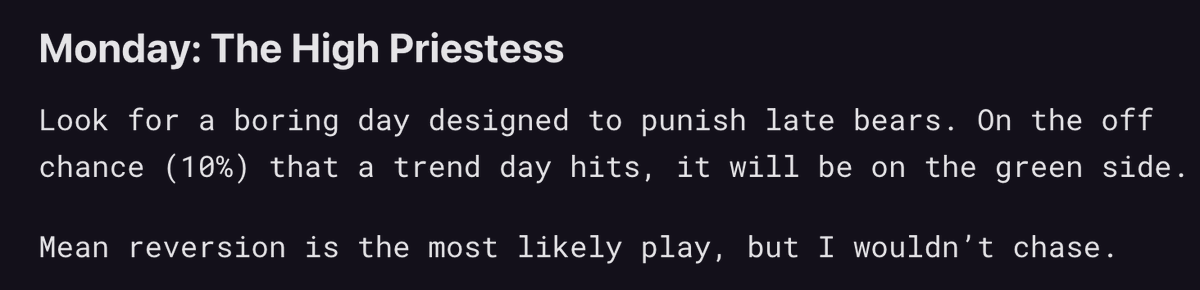 TarotTrader's tweet photo. Simple reading today for stocks https://t.co/xiEiHMHpkL