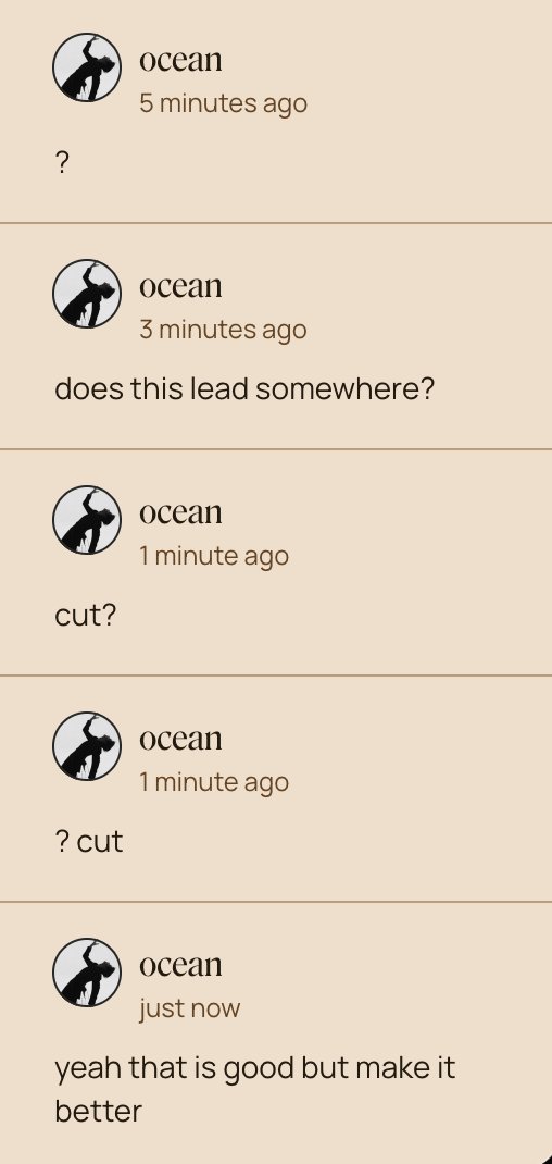 theseachapter's tweet photo. some classic oceanisms coming from H&amp;H chapter 5 editing notes 😭 https://t.co/dRiQgXQn0W