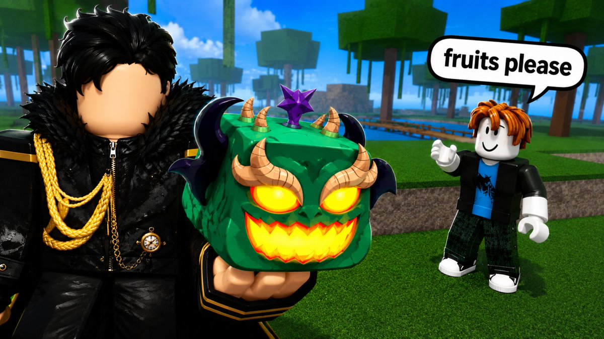Paulorics_'s tweet photo. Can this thumbnail hit a 10/10?👀
Roblox Blox Fruits concept.

tags: #ThumbnailDesign #YouTubeThumbnail #Roblox #GamingDesign #ContentCreator #ThumbnailArtist #GraphicDesign #Photoshop https://t.co/xg0eoEvo1m