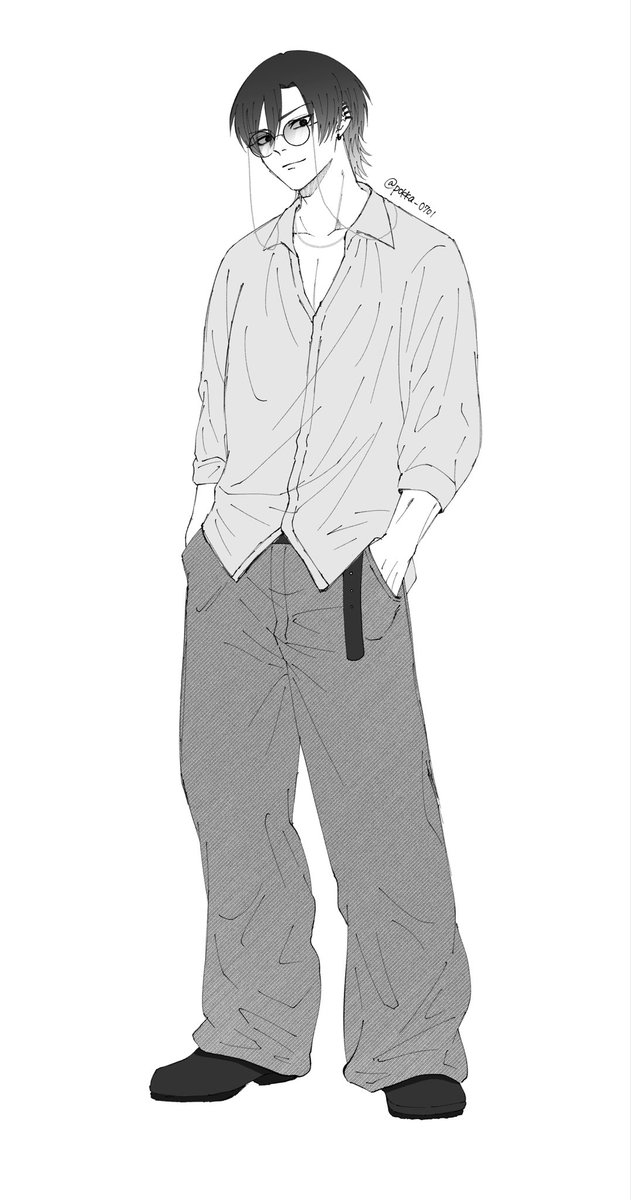 pokka_0701's tweet photo. 🌳と💜の話をニコニコで聞きながらｼﾃｨｰﾎﾞｰｲな💜の落描きが捗りましたありがとう https://t.co/yiUowZ5rVM