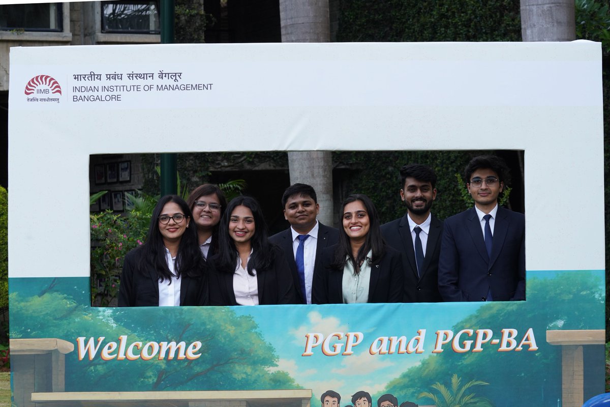 iimb_official's tweet photo. IIMB campus came alive for the incoming PGP &amp; PGPBA Class of 2026–28. Chief Guest Dr. Mallika Sarabhai, Padma Bhushan awardee, set the tone with a keynote equal parts wisdom, leadership, and what it truly means to succeed. 
More information: https://t.co/ohFB21Gujd

#PGP #PGPBA https://t.co/XF3IAlZ3xK