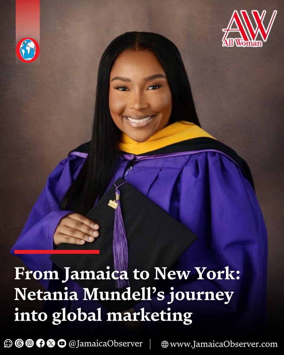 JamaicaObserver's tweet photo. Few people would have predicted that a young woman studying accounting at university would one day find herself helping to shape marketing strategies for some of the world’s most recognised brands. 

Yet for Netania Mundell, the path from balance sheets to brand storytelling was never about abandoning one ambition for another. 
https://t.co/NBIEFpWAvB