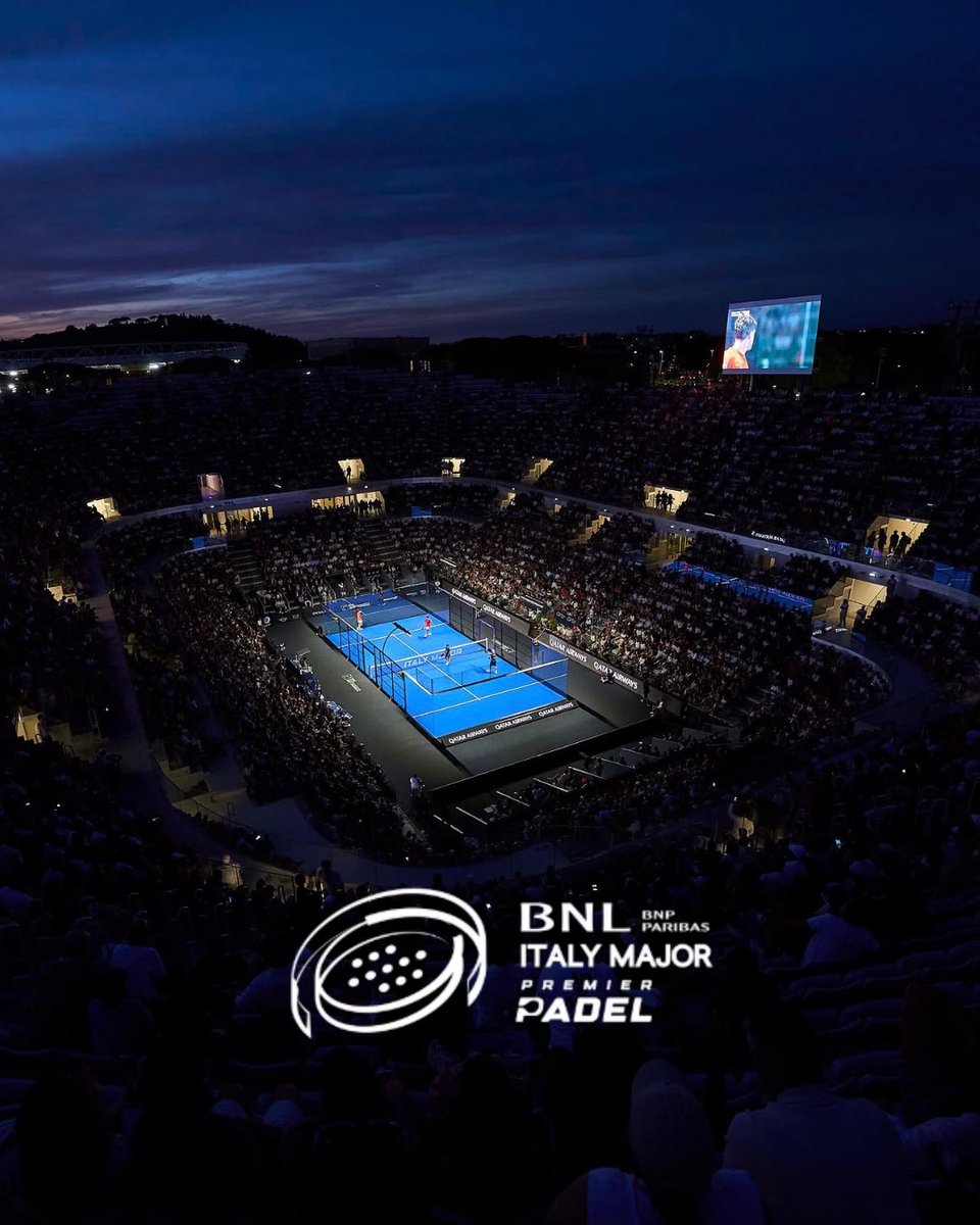 LedProjects's tweet photo. 🎾 Rome, the Foro Italico and the season's first Major, under Led Projects lighting.
Top-level padel on the official @premierpadel court, built by @Mejorset and lit by #LedProjects.
The lighting of the world's best, now for your club.
#BNLItalyMajor #LightingTheGame #padel https://t.co/uhKtQOqeTn