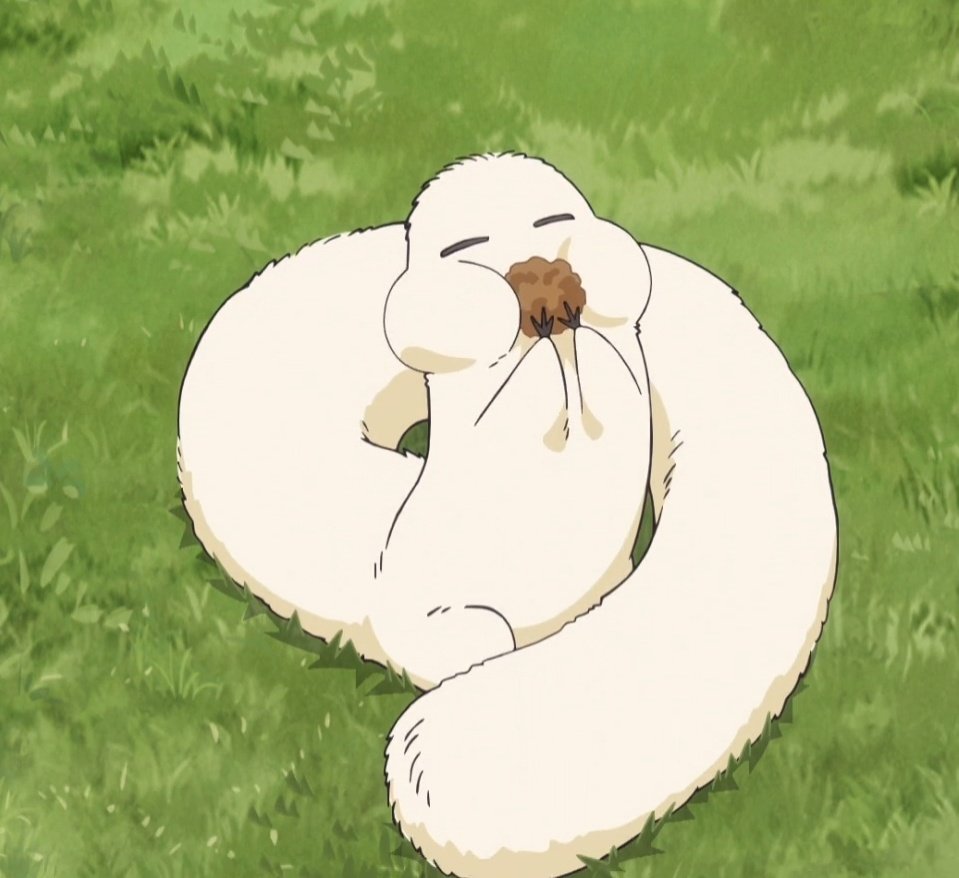 pocketmuqing's tweet photo. love that we  can always look forward to a random 10-second long scene of brushbuddy simply existing... the world is truly a beautiful place

 #whaanimespoilers https://t.co/ZFCQZ8uXTC