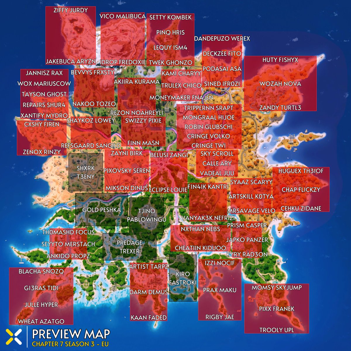 CHAPTER 7 SEASON 3 PRO PREVIEW MAP