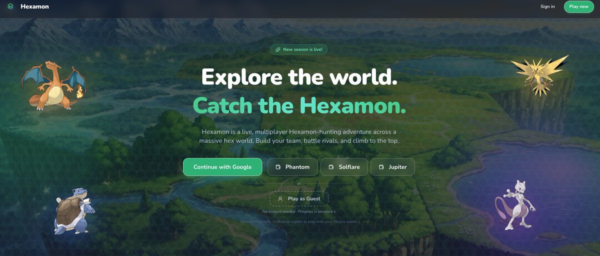 hexamonsol's tweet photo. Ranking rewards on the Hexamon map are starting as of June 10.

For a more stable and sustainable reward distribution, we have removed daily rewards and activated weekly rewards.
The top Pokemon trainers will earn 50% of the accumulated fee pool based on the weekly rankings.

The remaining 50% of the fee pool will be transferred to the Hexamon treasury.