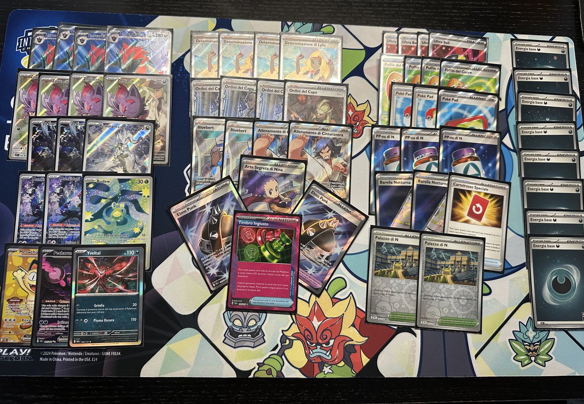Akame076_'s tweet photo. 2nd/112 at the Sunday Challenge in Turin SPE with the broken Punk Zoroark.
Best decklist tested so far, helmets are goated. Could've won against apples but oppo got an insane turn after stamp.
Almost all my opponents were very friendly, I had a lot of fun!
Matchups below ⬇️ https://t.co/0MqC9GJiYe