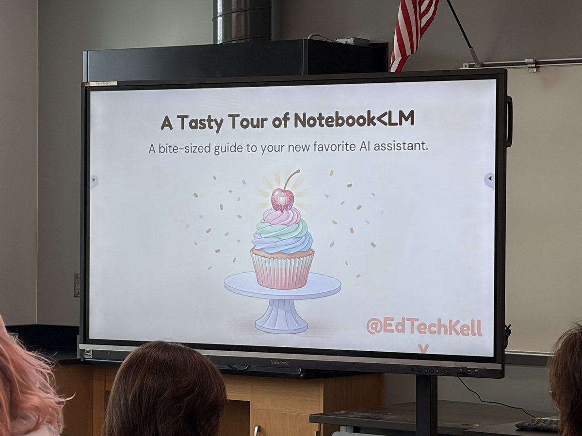 KKandK's tweet photo. @EdTechKelly @KEDCGrants 
Giving great resources for the early finisher and a crash course on Google’s Notebook LM. Kelly is the tech guru!! 
#SummerConference https://t.co/KZyoVHrNAl