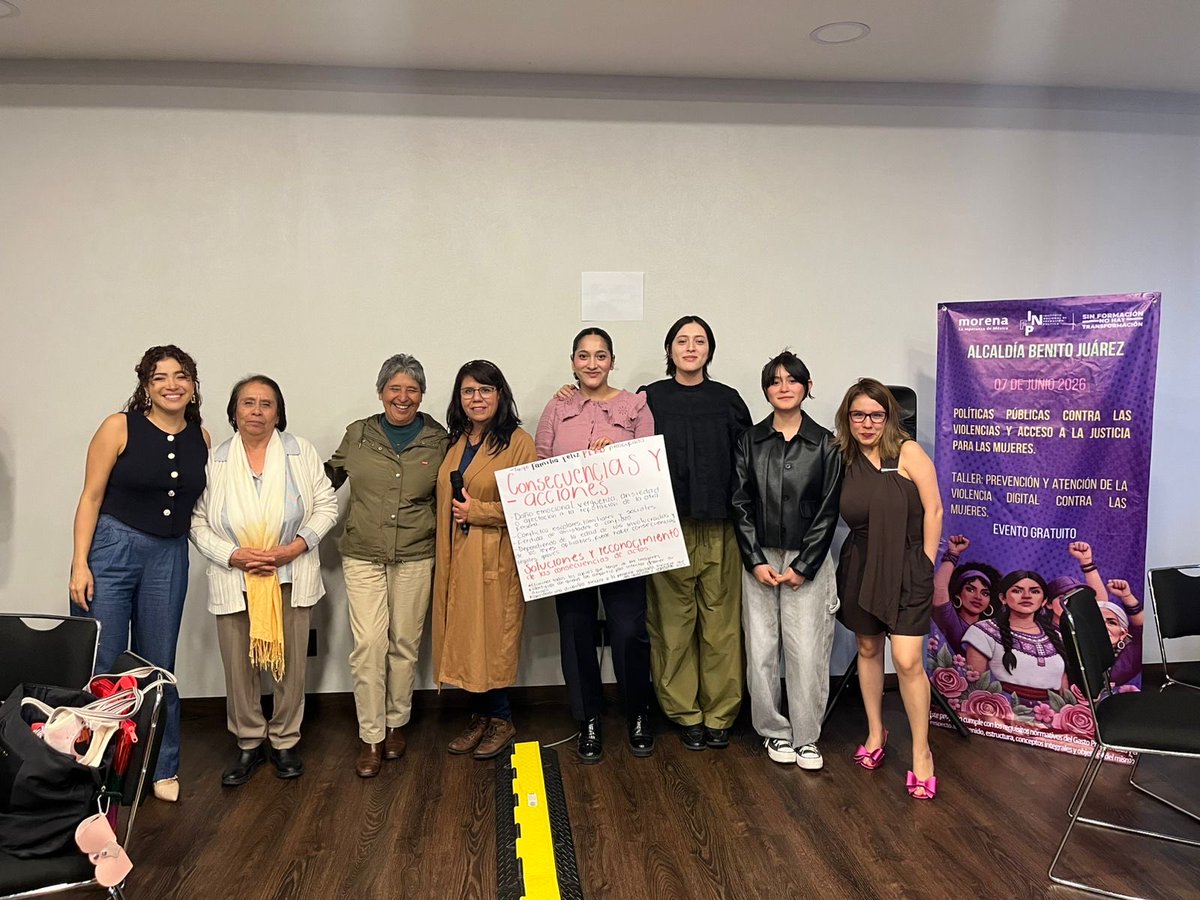 ZappFanny's tweet photo. Ayer, las mujeres de la Alcaldía Benito Juárez volvieron a hacer historia. Demostraron que el aprendizaje fortalece, que la unión entre mujeres transforma.

¡Gracias por participar en nuestro taller! 💜

 #BenitoJuárez https://t.co/qlryOclpzA