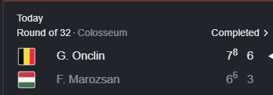 Daffeks's tweet photo. The declined performance from fabian marozsan needs to be studied.

Last year's promising player and now just a regular player who can make the match interesting. 

Tennis is cruel indeed. https://t.co/ptrdkwhEqa