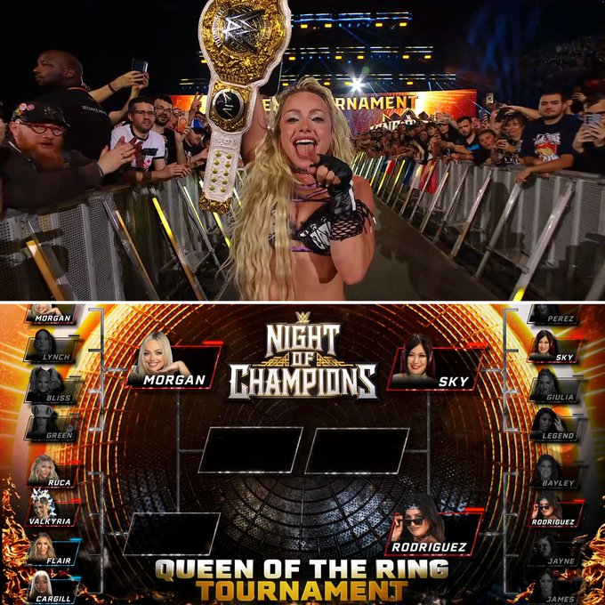 StraderAnthony1's tweet photo. either we get Iyo vs Liv or Iyo vs Charlotte in the finals 
#WWERAW https://t.co/mwrb9GgRmg