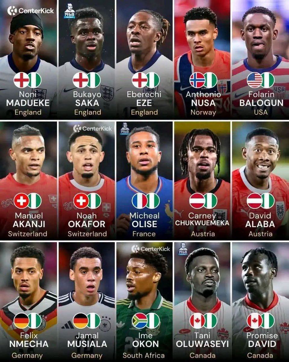 Viralupdate24's tweet photo. Nigerian players on "LOAN"  to the FIFA World Cup  😅 https://t.co/QdNiFzbuah