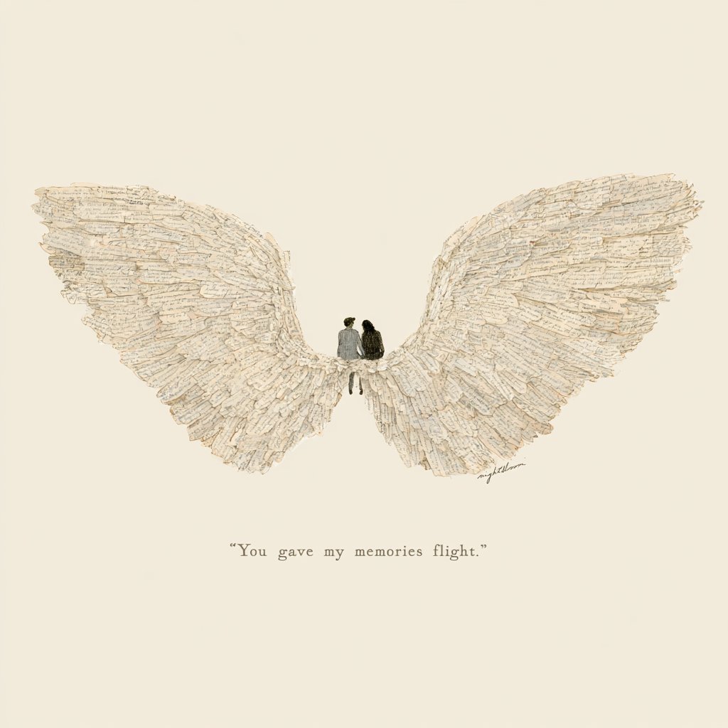 Nightbloomc's tweet photo. "You gave my memories flight." https://t.co/dL4HbaNHeQ