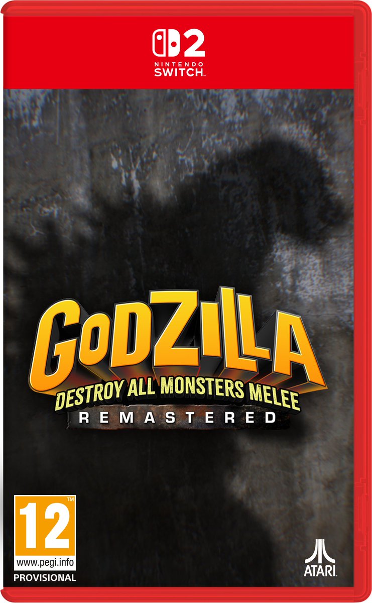 IsGameKeyCard's tweet photo. π’ Godzilla: Destroy All Monsters Melee Remastered will be distributed as a real Game Card in USA, EUR. #Switch2 #Atari #GameKeyCard https://t.co/vApAr2oXN6