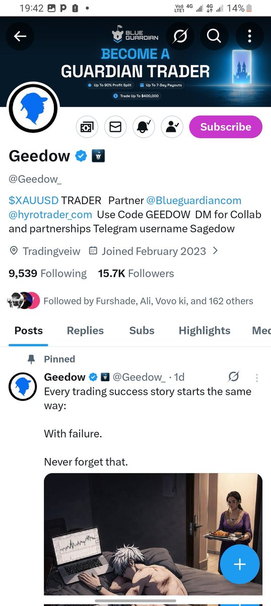 Collins512's tweet photo. @Geedow_ @Dr_GU_FX @BlueGuardiancom @TradeLynx_Fx @Ismail_zakx @dear_traderr @DeanMichealsMDP 
Finished https://t.co/5N22aRDcsQ