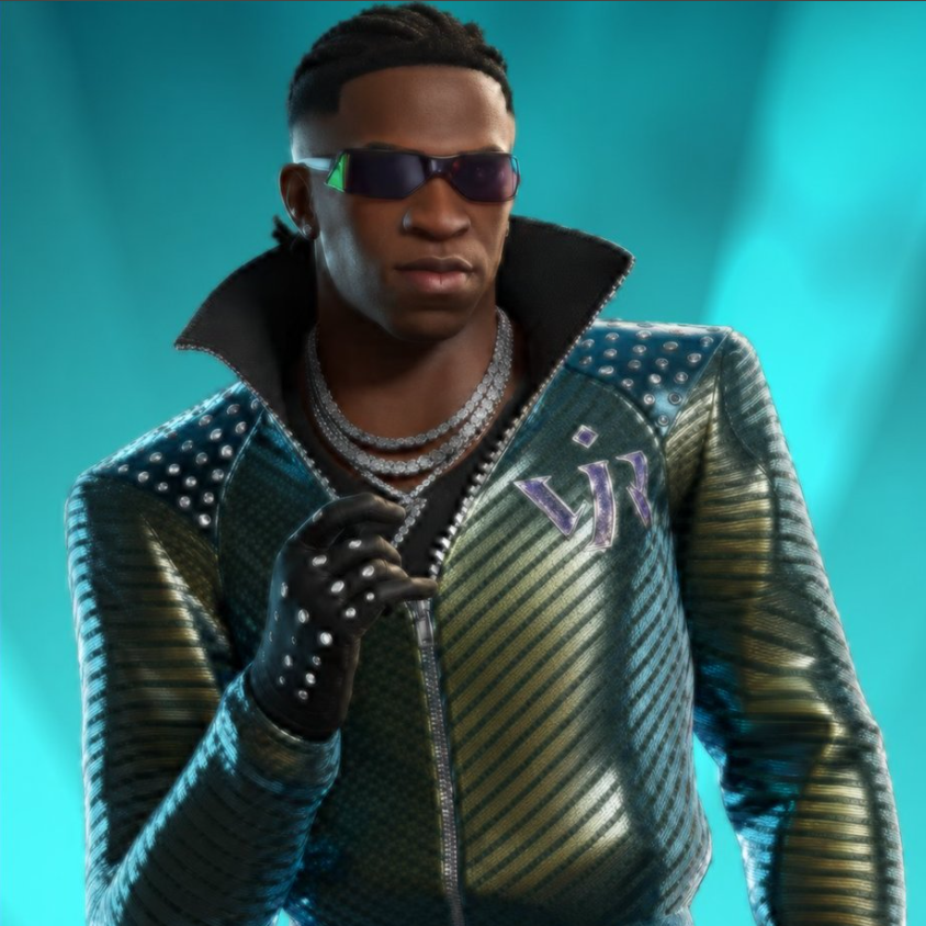 HYPEX's tweet photo. Fortnite changed Vinicius Jr's second skin name from "Vini Galáctico" to "Vini Fashion Flow"

The skins are releasing on June 10 https://t.co/fWuar0y8Cx