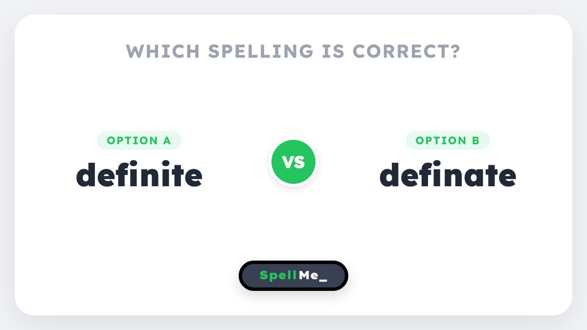 spellme_app's tweet photo. A word that trips up many. Which version is correct?

Which is the correct spelling? A or B?

(Drop your answer in the comments!)

#SpellingBee #WritingCommunity #SpellMe https://t.co/qNHZpRPeOA