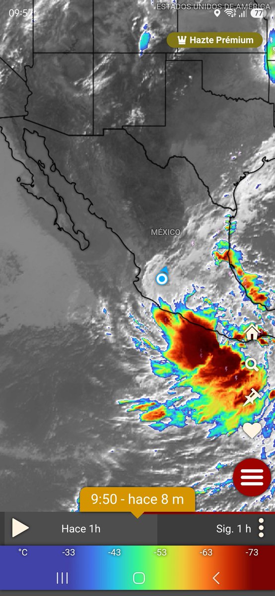 Hugocastellano5's tweet photo. #Boris entra al sur de México  y en Jalisco  genera abundancia de nubosidad y probabilidad  de lluvias en la tarde. A tenerlo en cuenta. https://t.co/bC5z0thEEP