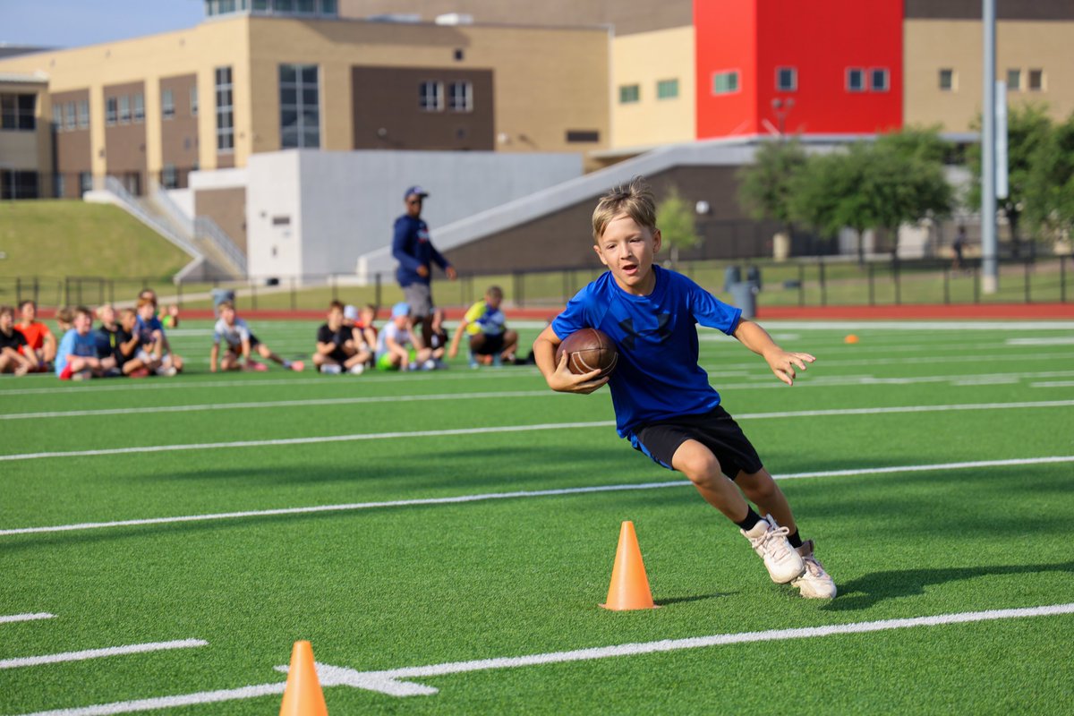 NorthwestISD's tweet photo. Future Texans hit the field last week at NISD football camps, building skills, confidence and teamwork while having fun! 🏈

Athletic camps continue throughout the coming weeks.

📸 https://t.co/qDdyEXRTaE https://t.co/CntRltXiNF