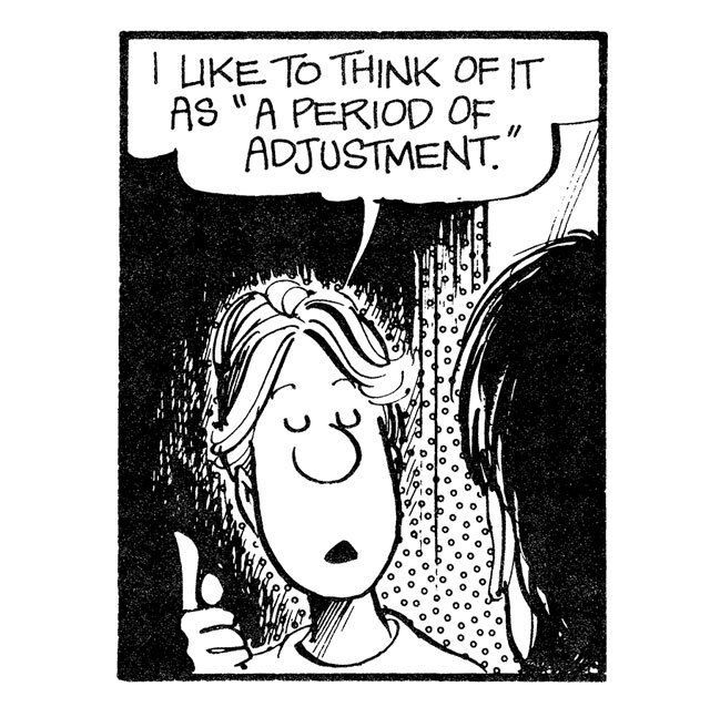 fborfw's tweet photo. Seems like something to celebrate! 

#funnycomic #lynnjohnston #cartoonist #momlife #comicstrip #fborfw #perimenopause #menopause https://t.co/ZRfDdNVPnR