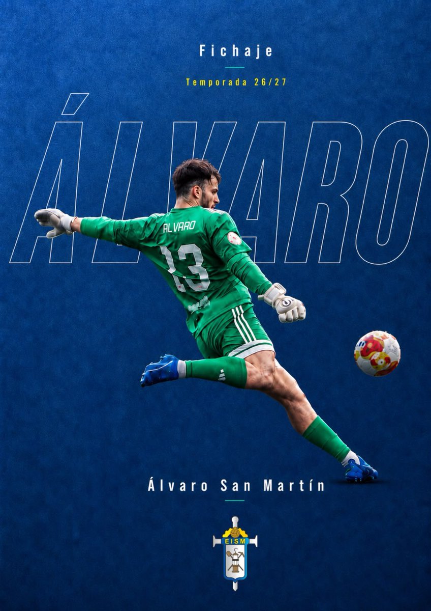 sanmartinei's tweet photo. 🧤 𝗙𝗜𝗖𝗛𝗔𝗝𝗘 🧤

La portería del San Martín suma un nuevo refuerzo. Damos la bienvenida a Álvaro, que se incorpora al equipo con ilusión, trabajo y muchas ganas de defender nuestros colores. https://t.co/hBWEuxCA3W