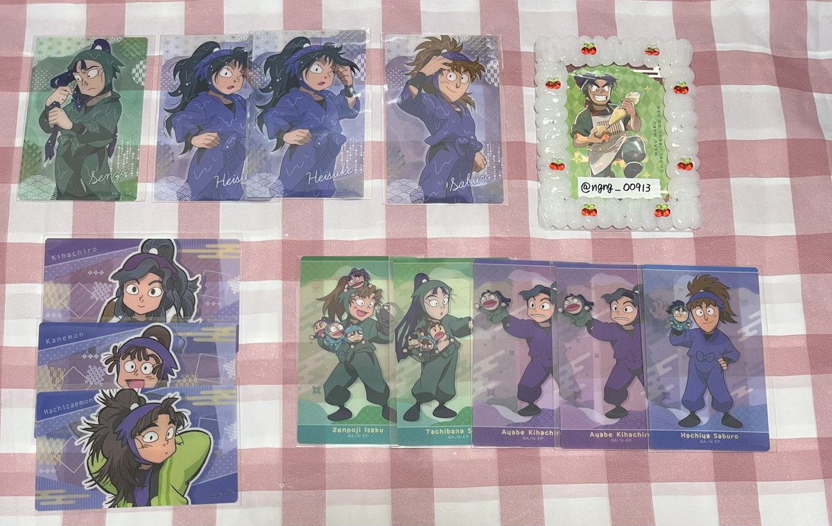 ngng_00913's tweet photo. 【交換/譲渡】 忍たま乱太郎 トレーディング クリアカード

譲→立花 久々知 鉢屋 綾部 尾浜 竹谷浜 田村乱太郎 きり丸 しんベヱ
求→☔️:☆食満 中在家
        パペ:☆食満 ☆七松

初回プロフ必読。条件はRPにてご確認お願いします👇🏻 https://t.co/xxr1y1VRY1