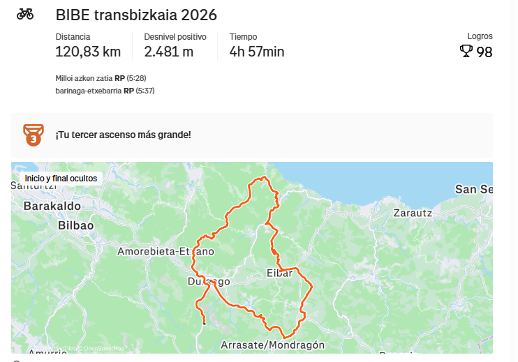 Inv_con_sentido's tweet photo. Ayer tocaba marcha ciclista🚴‍♀️.

2.500 m de desnivel mental.

A veces viene bien recordar que la vida no solo consiste en mirar empresas desde una silla. https://t.co/4U446IGEum