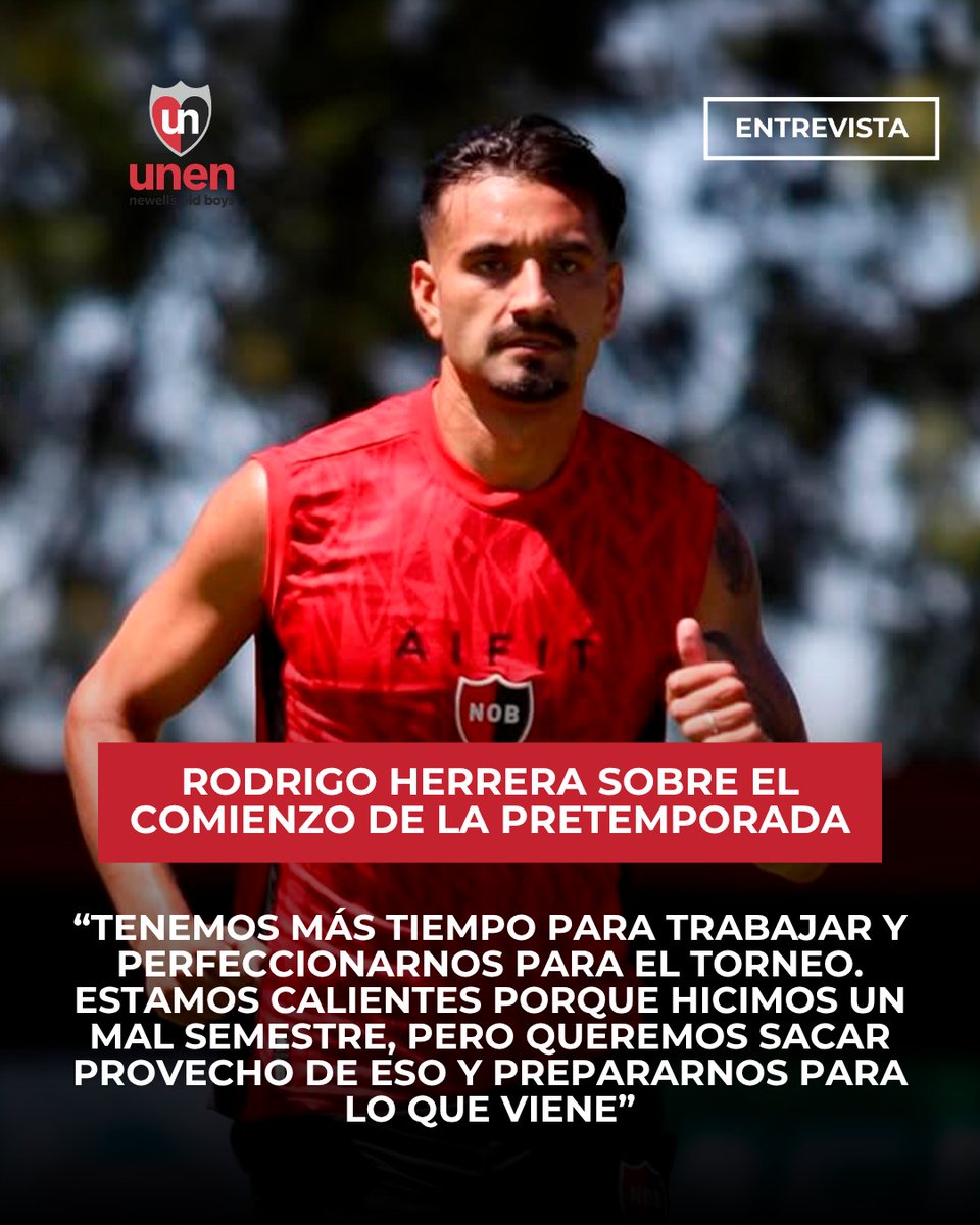 UnenNob's tweet photo. Rodrigo Herrera realizó un balance del semestre anterior, reconoció las dificultades que atravesó el equipo en el inicio de la temporada y destacó la actualidad.

"La pretemporada es como la nafta para el motor. Es la base de todo”.

✍️ @cadena3rosario https://t.co/03WNxNwJth