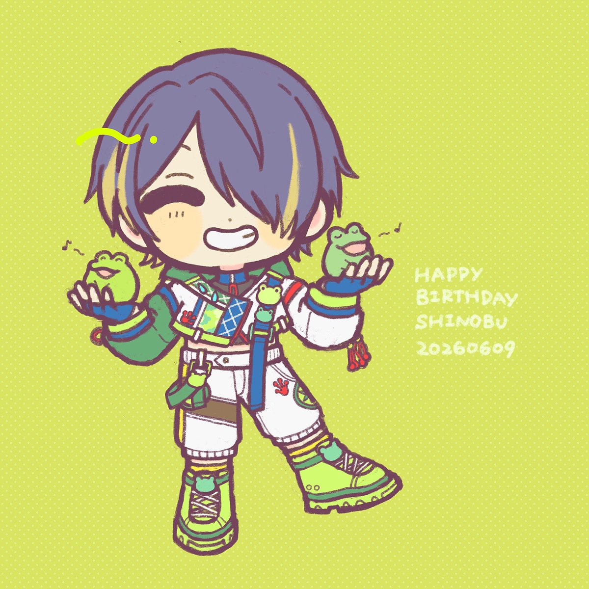 yu_kpkp's tweet photo. おめでと〜🐸
#仙石忍誕生祭2026 https://t.co/fk9iDMYX3R