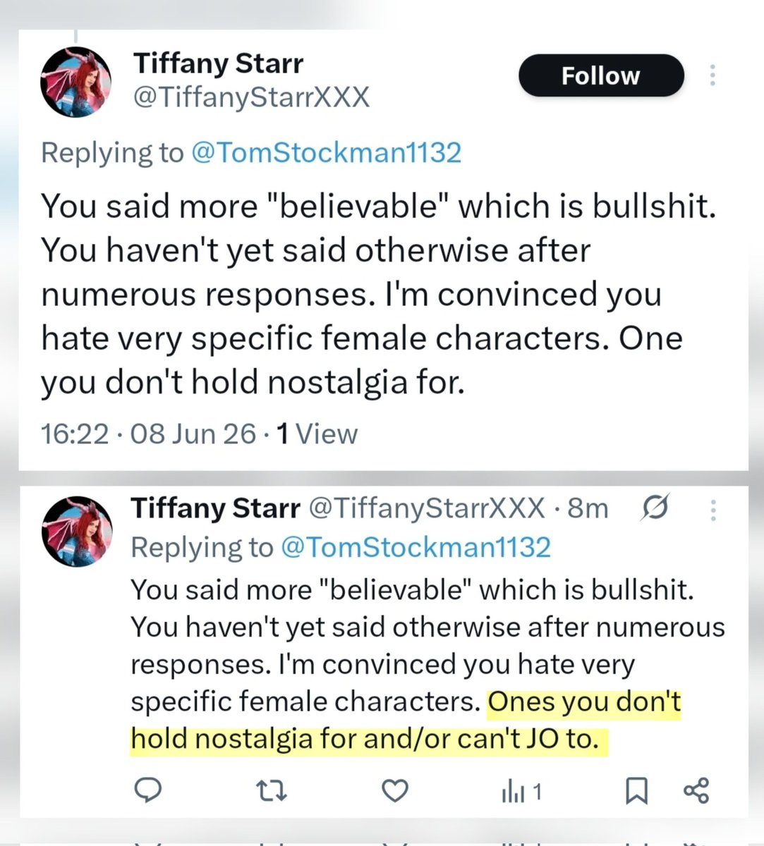 TomStockman1132's tweet photo. @TiffanyStarrXXX "Typos" 🤔 https://t.co/DZIV4N7hFo