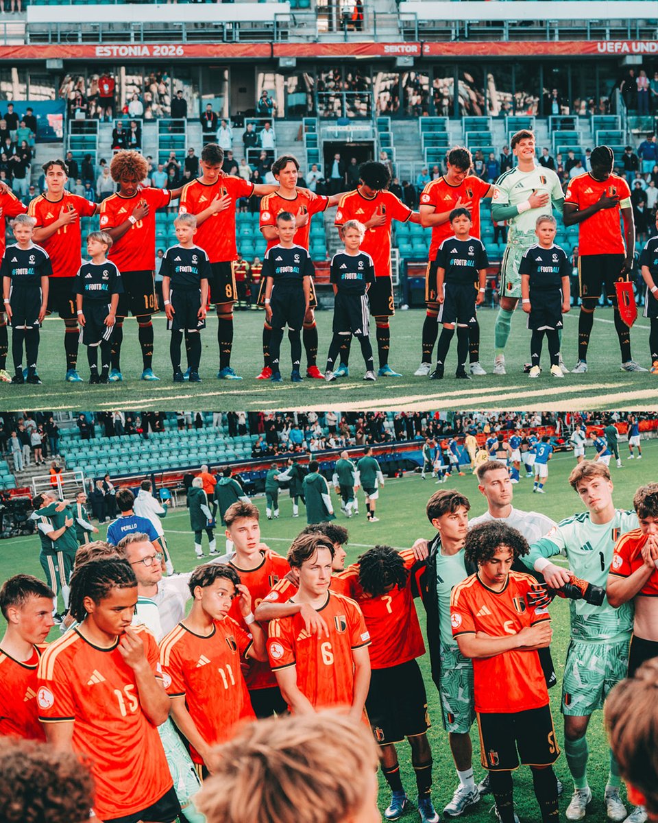 RAFC_academy_'s tweet photo. 🥈 voor onze youngsters op het EK U17

Na een spannende finale tegen Italië, die werd beslist na strafschoppen, grepen Xander Dierckx, Louie Van Gelder en Lowie Piselé met de Rode Duivels U17 nipt naast de Europese titel. https://t.co/uuhEDhWkF7