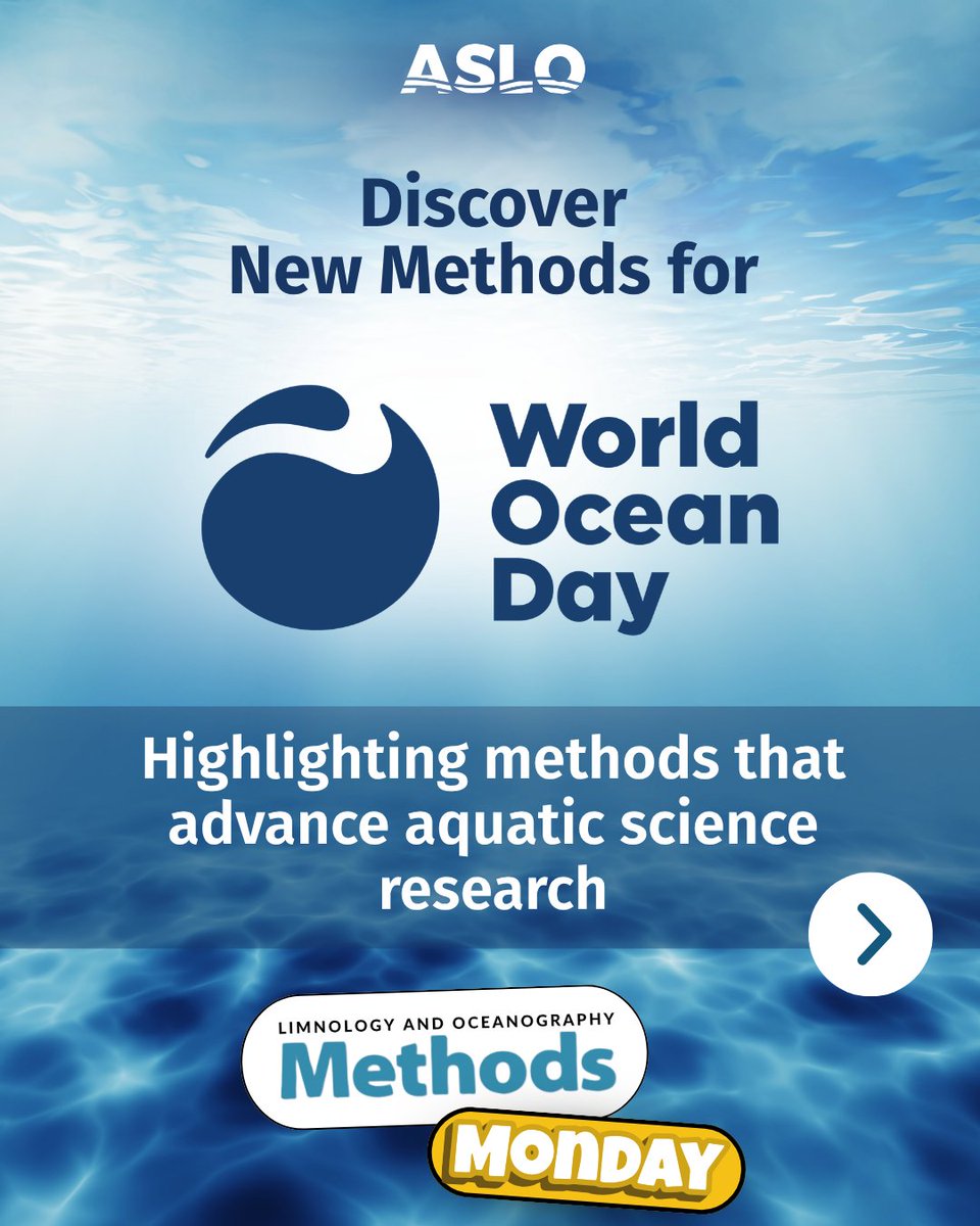 aslo_org's tweet photo. (1/5) It's #WorldOceanDay π and today we're using #MethodsMonday to spotlight recent articles in #ASLO_Methods advancing innovation in marine research tools and approaches.
From getting better measurements of respiratory COβ from suspension feeders to simulating heatwaves in the lab using a low-cost, automated setup, new methods are improving how we study environmental change. Advances in optical imaging complement traditional plankton surveys across diverse marine environments, while tools like the IceShark make it possible to sample plankton beneath sea ice.
Check out the highlights below π
#ASLO #oceanography #limnology #aquaticscience
#worldoceanday2026