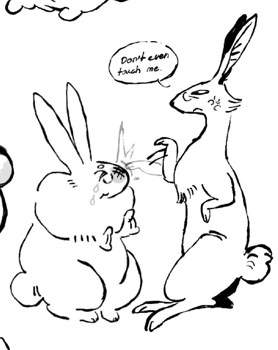 gaygay8195's tweet photo. Bunny &amp; Hare https://t.co/z43fqC9p1z