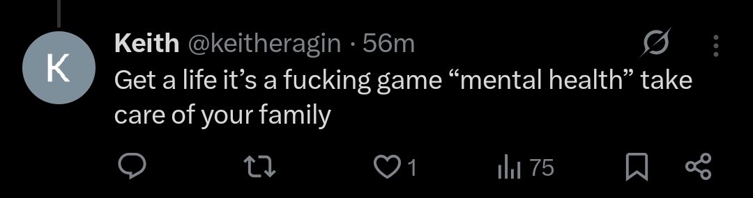 ItsJustOvis's tweet photo. Yeah dude, I recognized playing the game was getting in the way of my life and stopped playing it. Good talk, you seem really miserable, enjoy the block 👍 https://t.co/OTOcGfzb4d