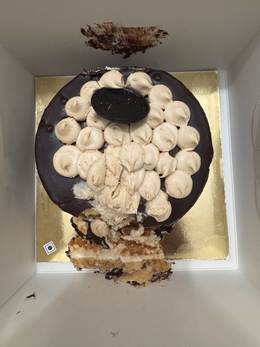 pratchawla's tweet photo. Dear @Swiggy, thank you for making our anniversary memorable — unfortunately for all the wrong reasons.
The cake arrived looking like this, there was no proper resolution provided, and your support system offers no human interaction to escalate the issue.
How is this acceptable ? https://t.co/GE4qrYLJgQ