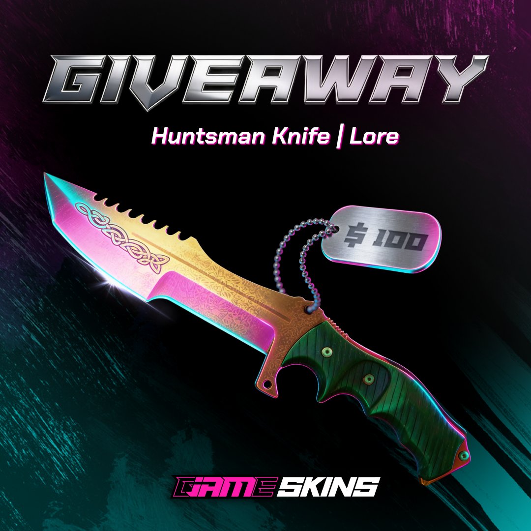 jamskins's tweet photo. CS2 Giveaway - ★ Huntsman Knife | Lore ~ $100 🔪

- Follow @jamskins
- Like and Retweet 
- Join Discord https://t.co/Zw6I5x7Wzf

One lucky winner will be chosen within a week, good luck! 🫶 https://t.co/XR3e1Rk4uu