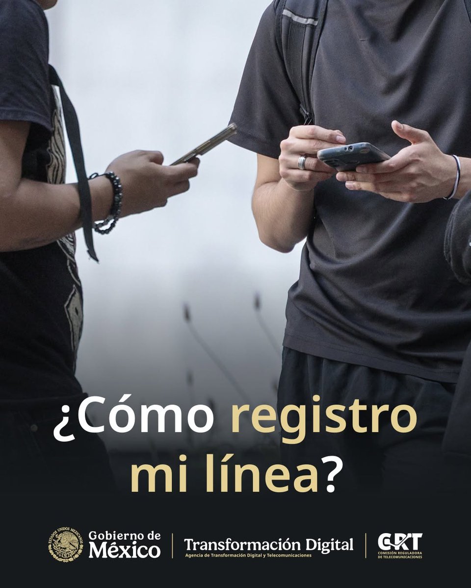 seaficamp's tweet photo. ¿Cómo registro mi línea telefónica?📞
Hazlo antes del 30 de junio siguiendo estos pasos: 
- Entra al portal de tu compañía telefónica
- Toma una foto de tu credencial vigente 
- Usa tu cámara para validar tu identidad 
Realiza tu registro de manera rápida, sencilla y segura. https://t.co/SWoSjwnr4I