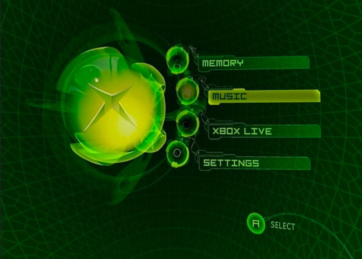 MemoryCardFiles's tweet photo. Original Xbox dashboard designed by Seton Kim (2000) https://t.co/c59mB7xEfQ