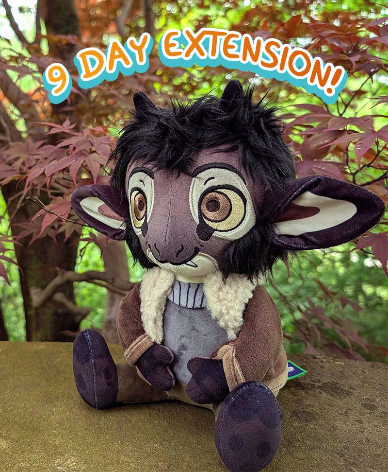 Falco_works's tweet photo. Y'all have made the plush campaign such a success that Makeship has extended it through June 15th! The lad will now remain available for purchase until next Monday.
From the bottom of my leaf muncher heart, thank you 🦌💚 https://t.co/OCaVA998QS