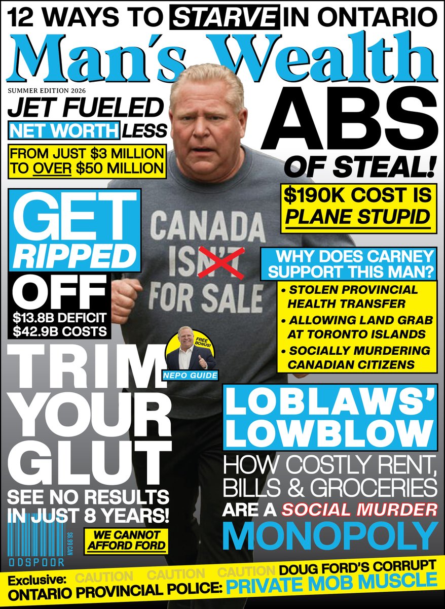 ODSPoor's tweet photo. This man is a serial social murderer going to meet his IDU allies in the south, #DougFord has murdered seniors in LTC for profit, murders ODSP and OW recipients by removing rent controls and pay twice below poverty lines for profit, he awarded injured worker monies from the WSIB to be rerouted back to offending employers. 

#DougFord belongs in JAIL!
