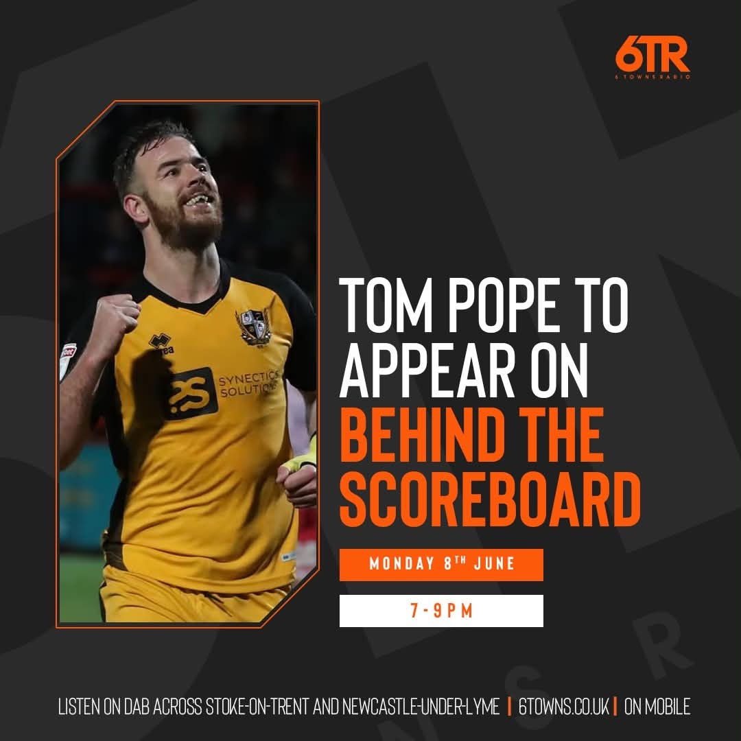 AleAndValePod's tweet photo. Tonight!
Live on @6townsradio we are joined by @OfficialPVFC legend and current @OfficialKAFC manager @TomPope69507931
On the agenda!
⚽️ Port Vale and Kidsgrove 25/26
🧓 Retirement
🌎 World Cup
#pvfc #kafc https://t.co/Pj43sRaGls