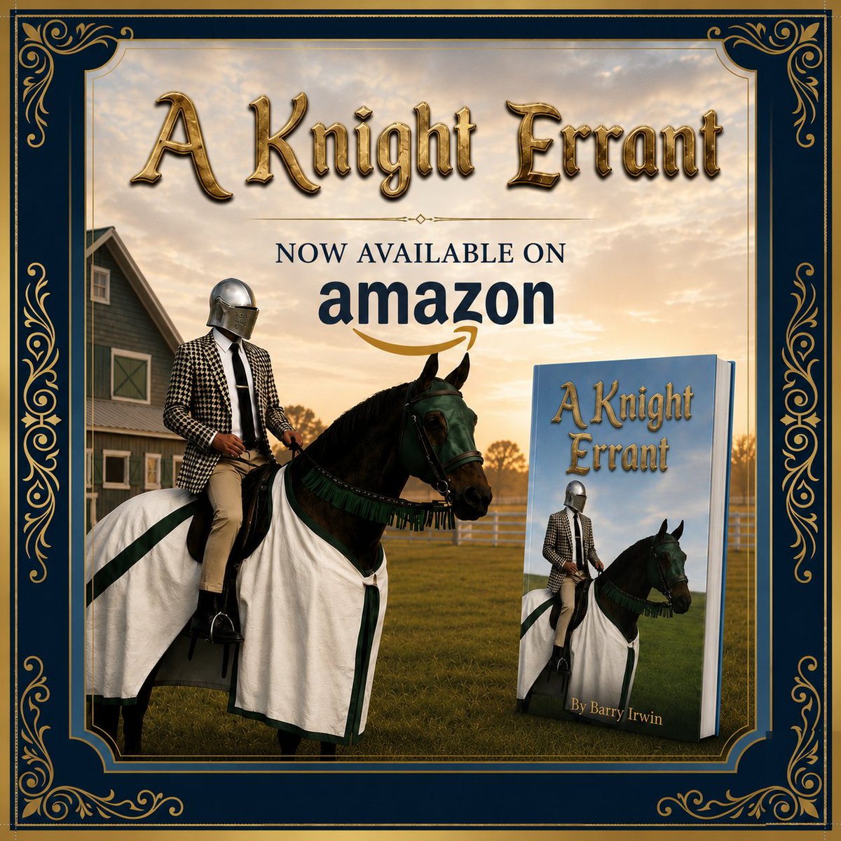 TeamValor's tweet photo. You've waited for it. Now available for the first time! A Knight Errant by Barry Irwin! 

Paperback: https://t.co/d7gAVJelfo

e-book: https://t.co/VZ0UHigJBm https://t.co/aY64aAHZ66